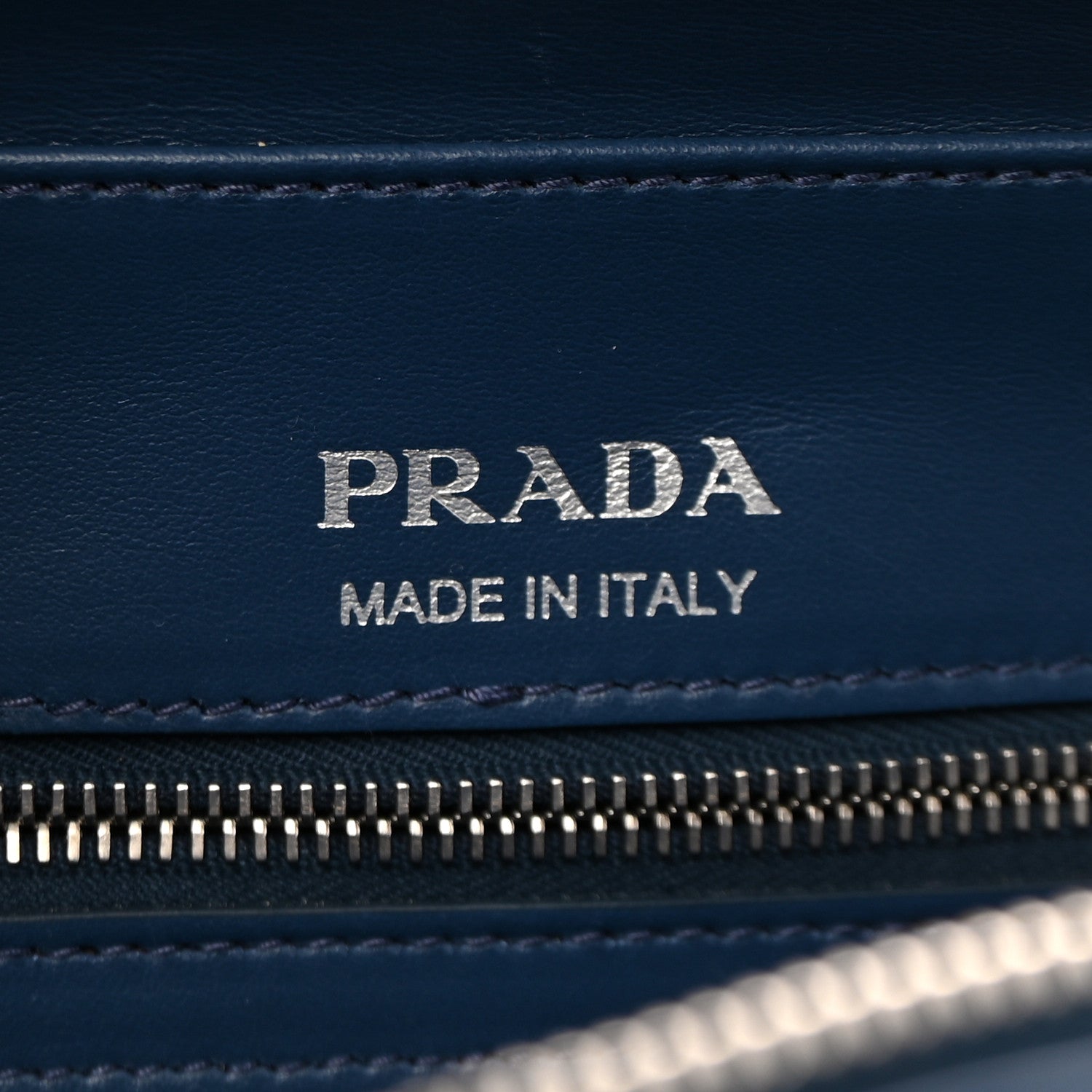 Prada Soft Calfskin Impunture Diagramme Camera Bag Bluette 6 of 12
