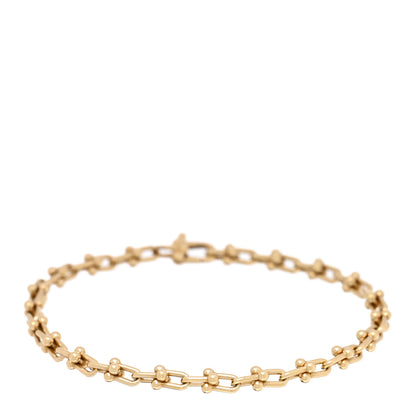 Tiffany 18K Yellow Gold Micro HardWear Link Bracelet 1 of 3