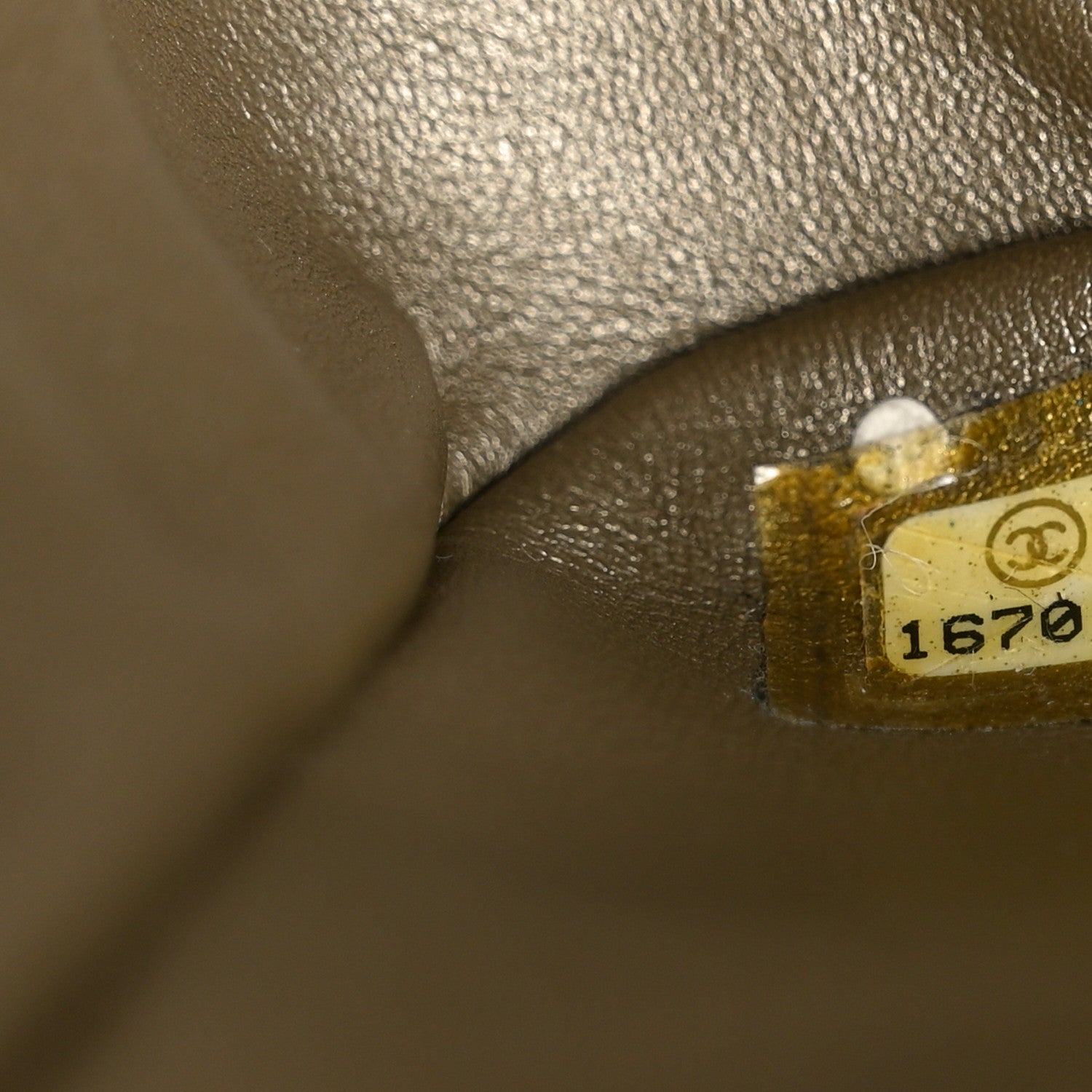 Chanel Metallic Snakeskin Jumbo Single Flap Light Gold Bronze 7 of 10