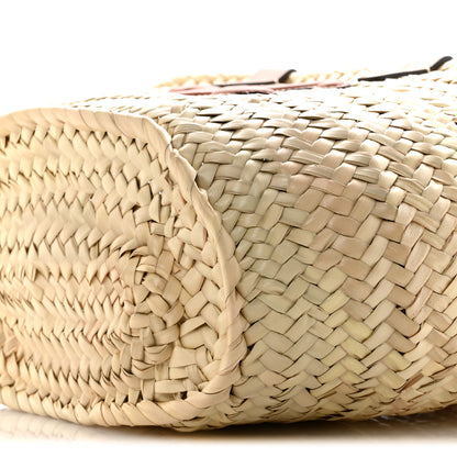 Celine Palm Leaf Calfskin Triomphe Teen Panier Tan 10 of 11
