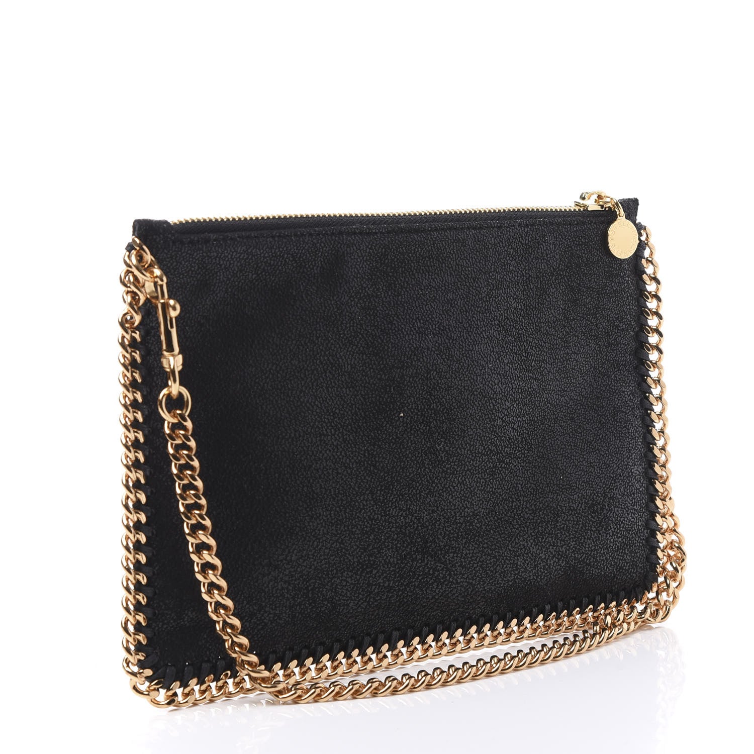 Stella McCartney Shaggy Deer Falabella Clutch Black 2 of 10
