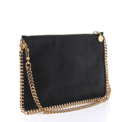 Stella McCartney Shaggy Deer Falabella Clutch Black 2 of 10