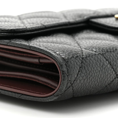 Chanel Caviar Quilted Large Flap Wallet Black 11 of 17