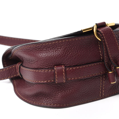 Chloe Calfskin Mini Marcie Round Crossbody Bag Wild Purple 6 of 9