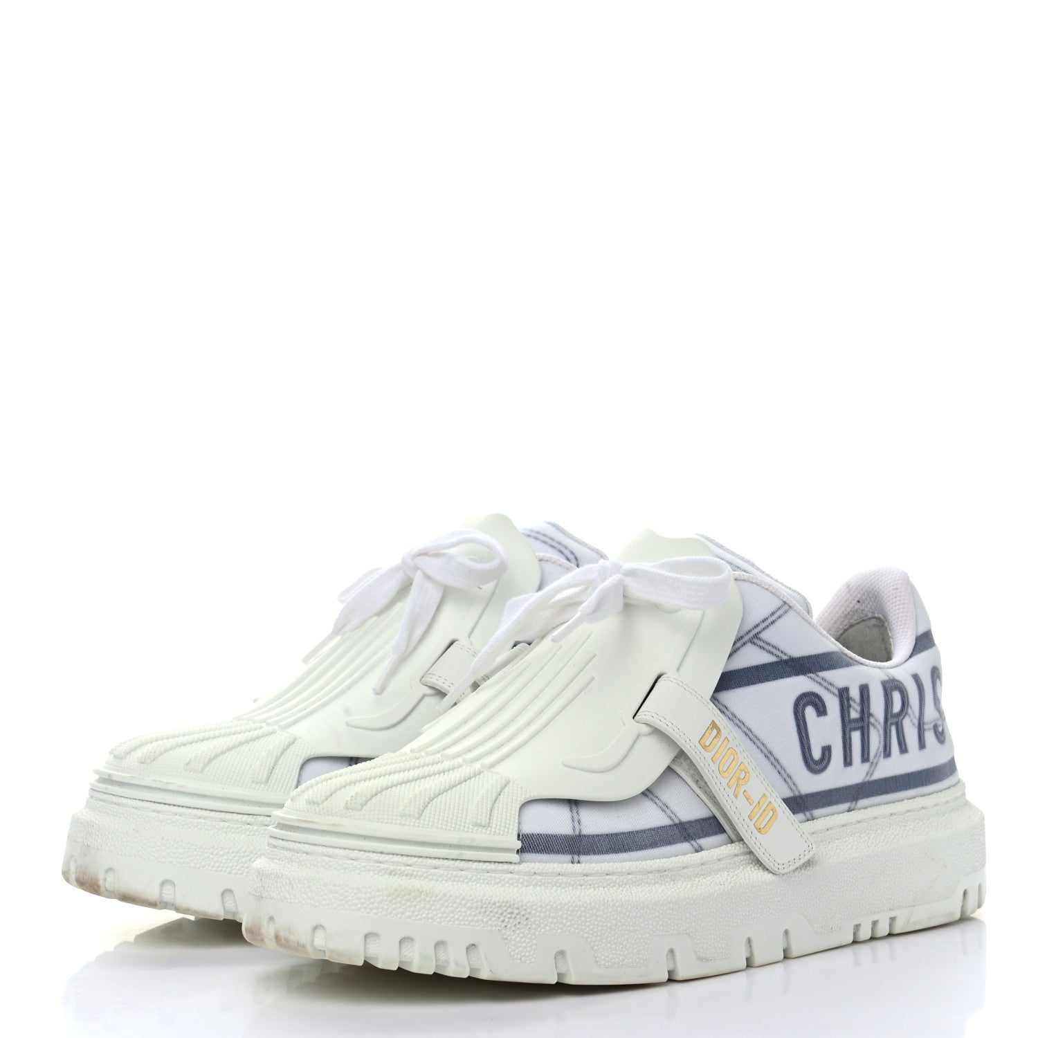 Christian Dior Nylon Mesh Dior-ID Platform Sneakers 38 Bleu France 3 of 12