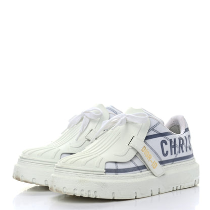 Christian Dior Nylon Mesh Dior-ID Platform Sneakers 38 Bleu France 3 of 12