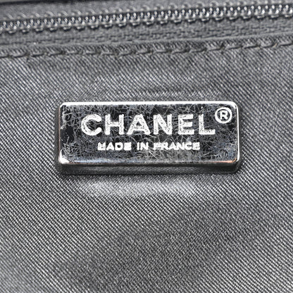 Chanel Tweed Paris NY Framed Pleated Pouch Grey 6 of 10