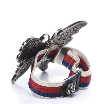 Gucci Web Crystal Butterfly Bracelet 2 of 4