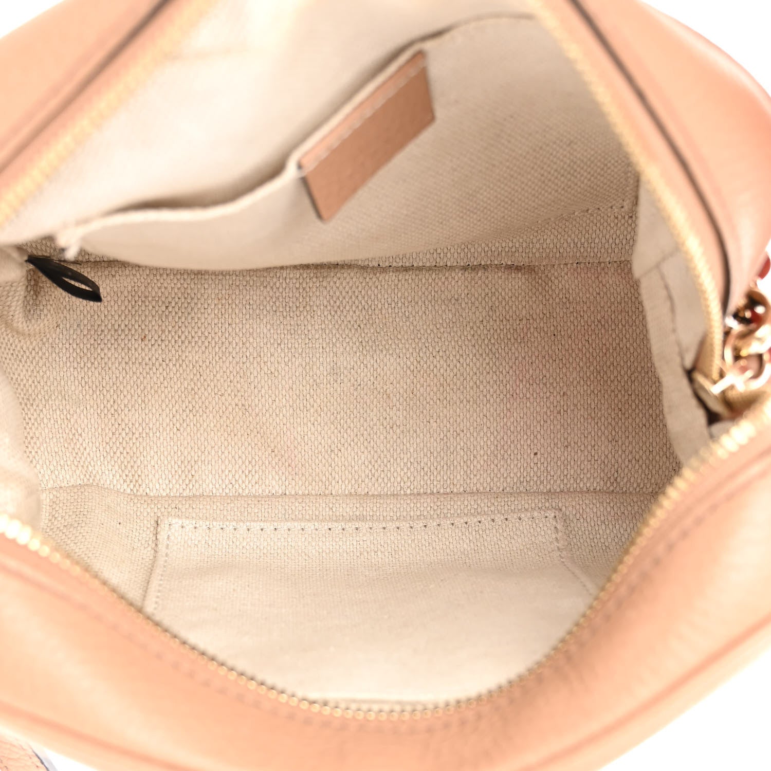 Gucci Pebbled Calfskin Small Soho Disco Bag Camelia 5 of 11