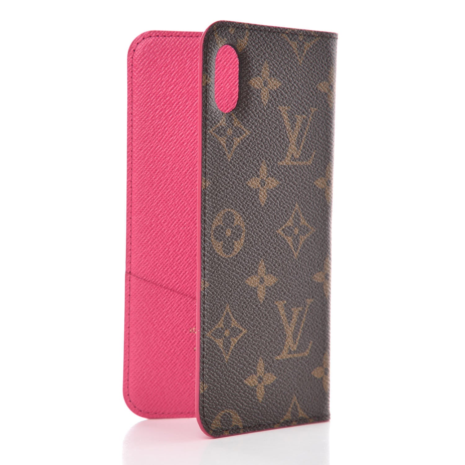 Louis Vuitton Monogram iPhone XS Max Folio Case Rose Pop 3 of 9