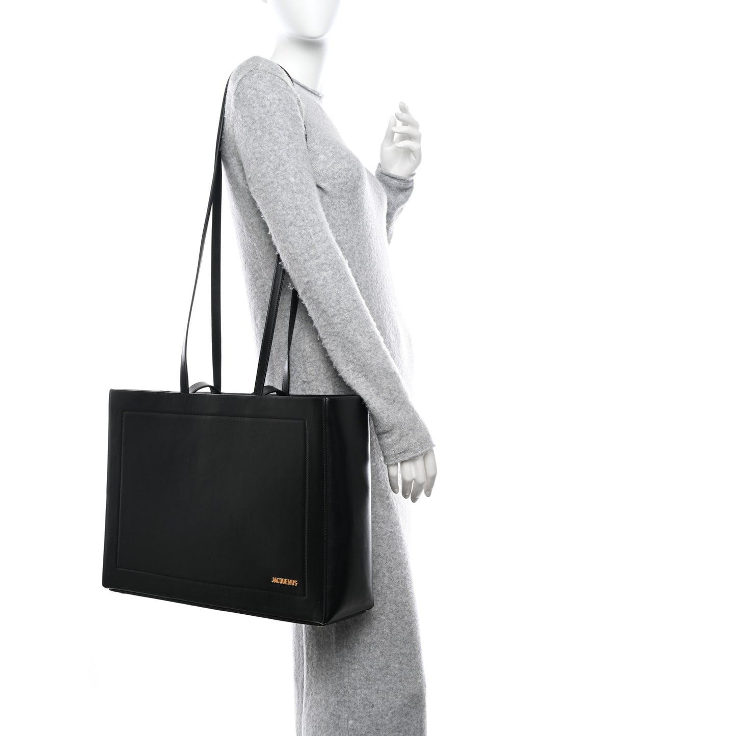 Smooth Calfskin Le Cabas Neve Tote Black