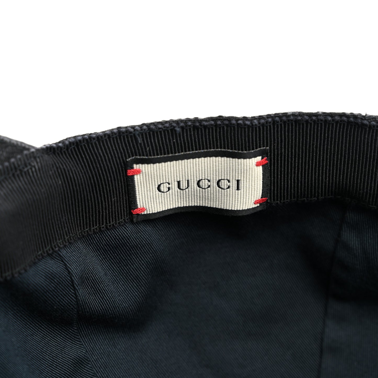 Monogram Web Baseball Hat L Black