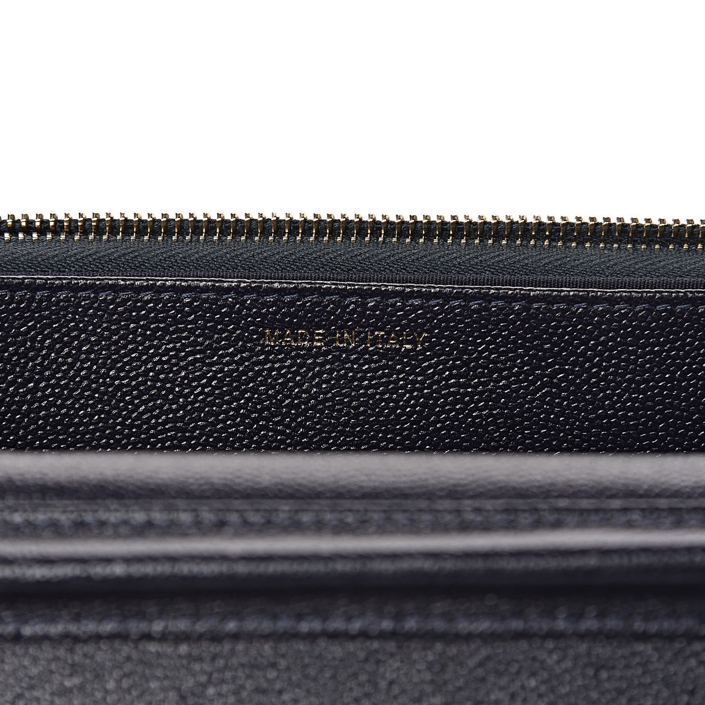 Caviar Quilted Golden Class Wallet On Chain WOC Navy