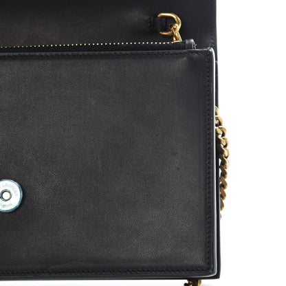 Saint Laurent Pony Hair Leopard Print Classic Monogram Kate Tassel Chain Wallet Black 9 of 11