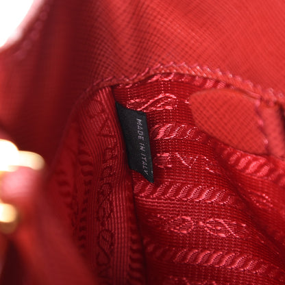 Prada Saffiano Lux Parabole Tote Fuoco 7 of 7