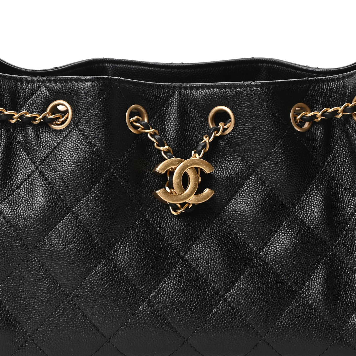Caviar Quilted Mini Chanel 25 Handbag Black