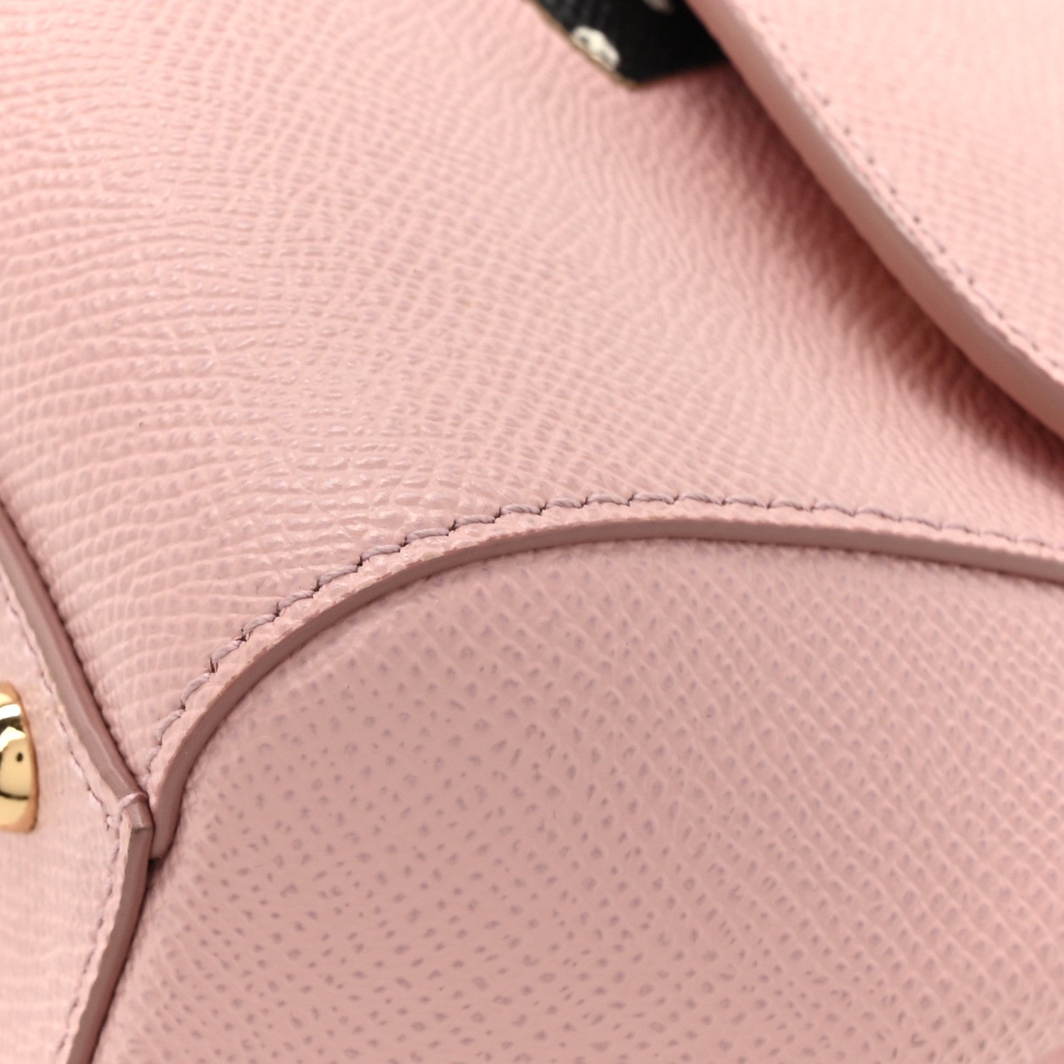 Dolce & Gabbana DOLCE GABBANA Dauphine Medium DG Family Patch Miss Sicily Satchel Rosa Carne 12 of 16