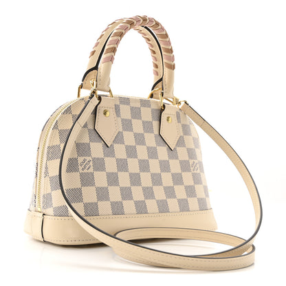Louis Vuitton Damier Azur Braided Alma BB 3 of 11