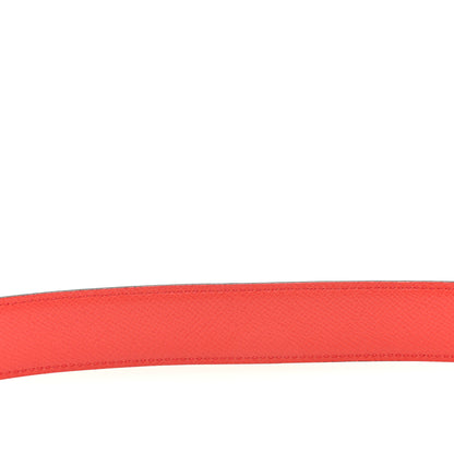 Hermes Swift Epsom 32mm Belt Strap 80 Vermilion Rose Jaipur 4 of 6