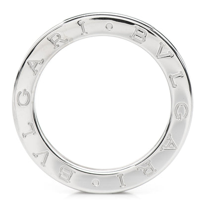 Bulgari 18K White Gold B.Zero1 One-Band Ring 52 6 5 of 5