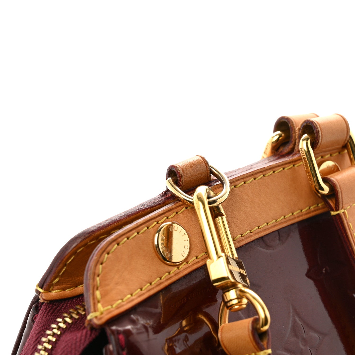 Louis Vuitton Vernis Brea MM Rouge Fauviste 13 of 14