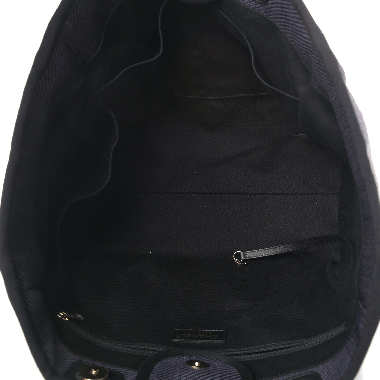 Chanel Canvas Medium Deauville Tote Black 4 of 9