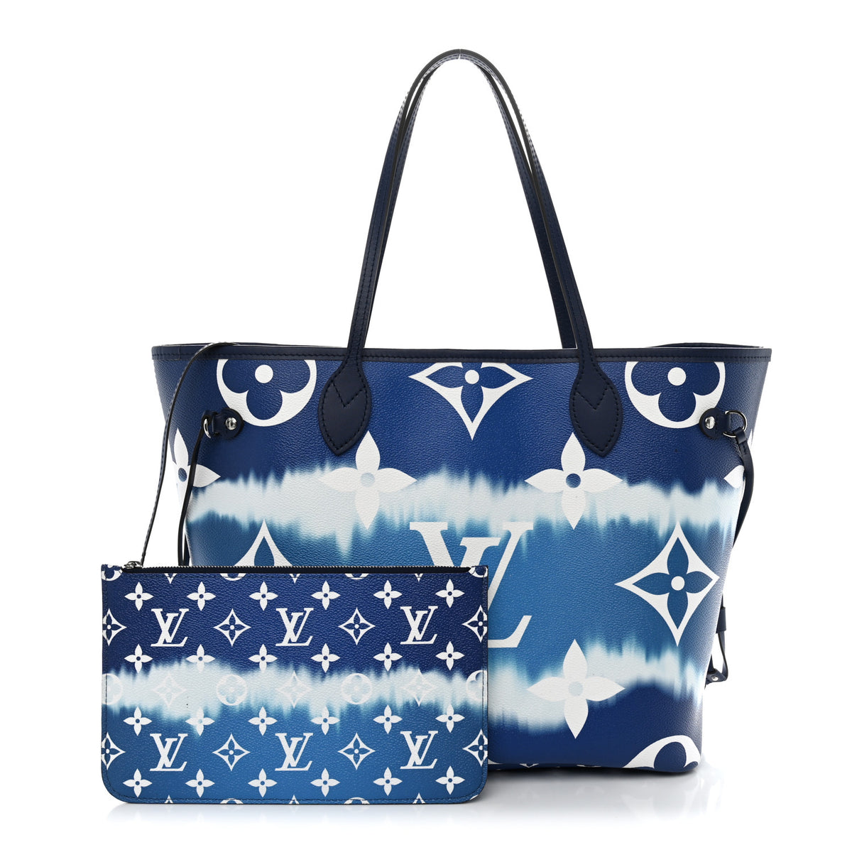 Monogram Escale Neverfull MM Blue