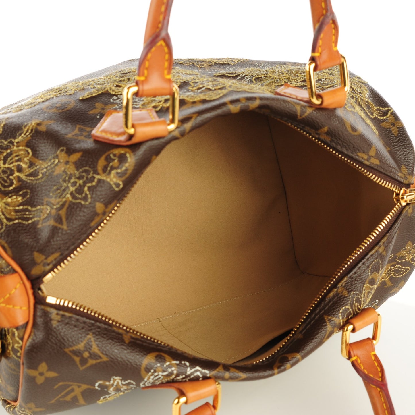 Monogram Dentelle Speedy 30 Gold