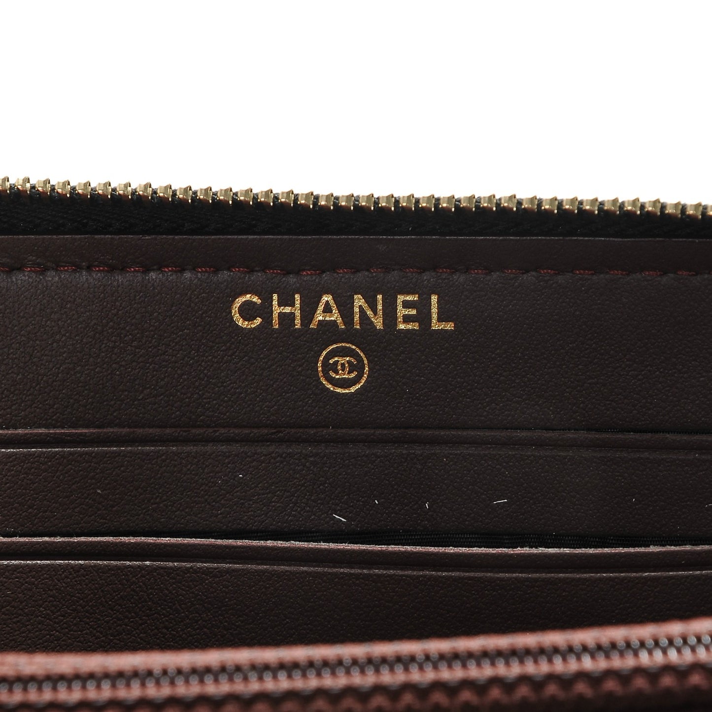 Aged Calfskin Quilted Small Lucky Charms 2.55 Reissue Zip Around Wallet Black