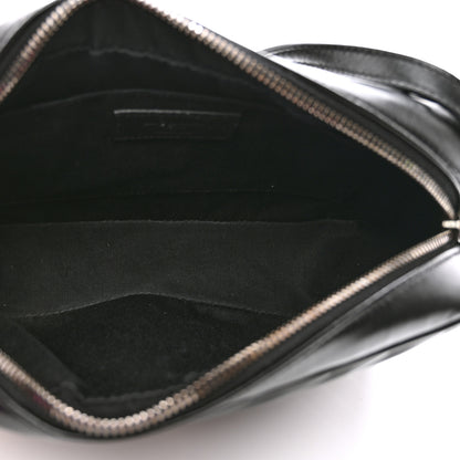 Saint Laurent Calfskin Matelasse Monogram Lou Camera Bag Black 5 of 13