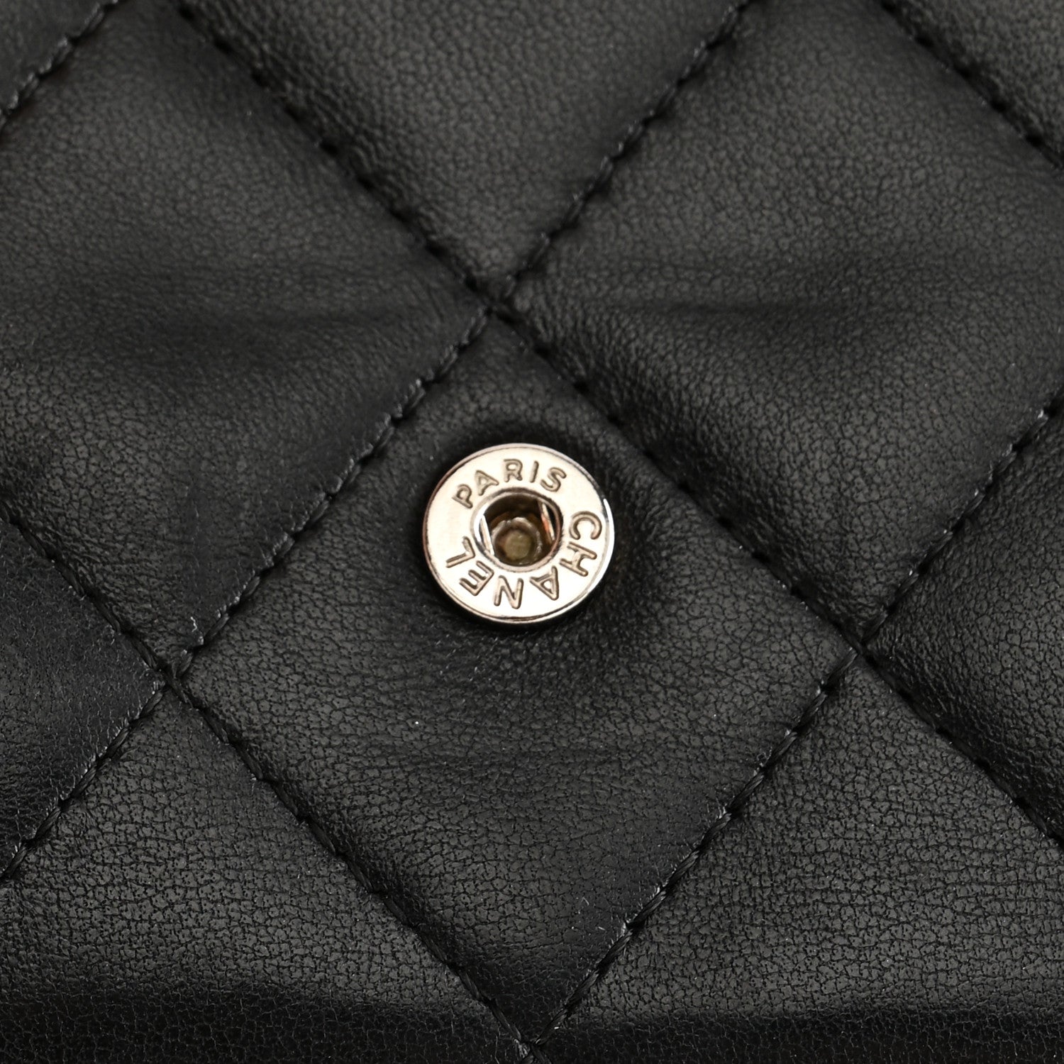 Chanel Lambskin Quilted Double Sided Wallet Black 13 of 13