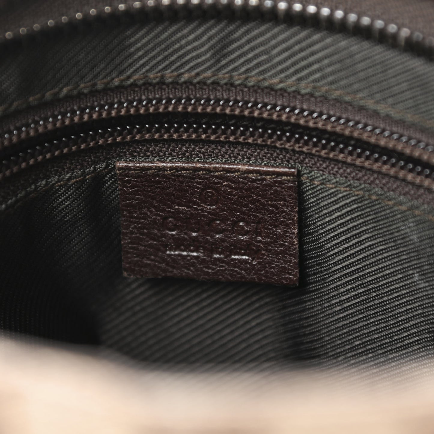 Monogram Flat Messenger Bag Dark Brown