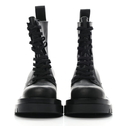 Bottega Veneta Calfskin The Lug Lace Up 30/70mm Ankle Boots 36 Black 2 of 8