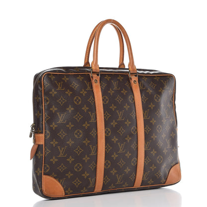 Louis Vuitton Monogram Porte Documents Voyage Briefcase 3 of 15