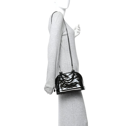 Louis Vuitton Vernis Alma BB Noir Magnetique 3 of 19