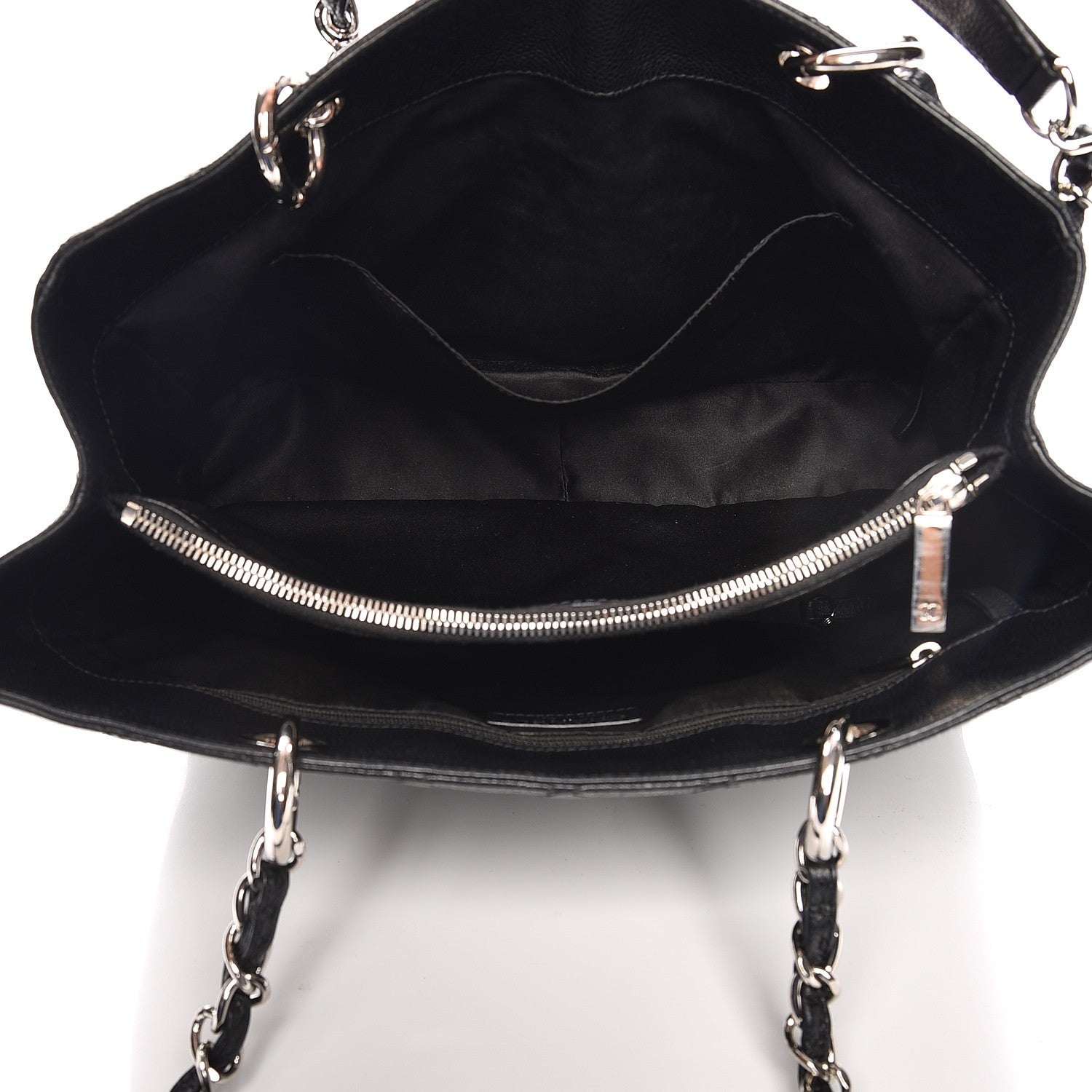 Chanel Caviar Quilted Grand Shopping Tote GST Black 5 of 11