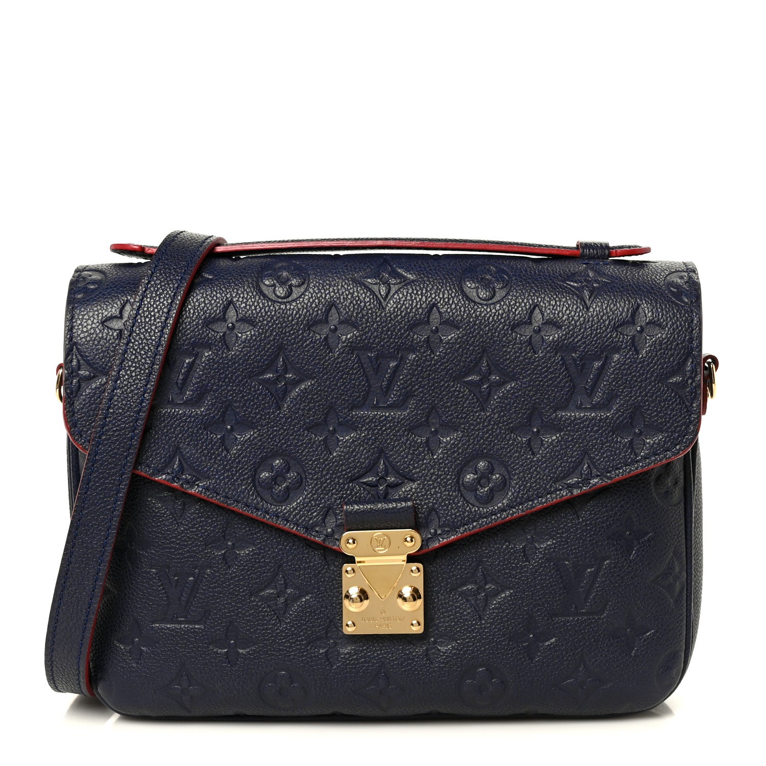 Louis Vuitton Empreinte Pochette Metis Marine Rouge 1 of 11