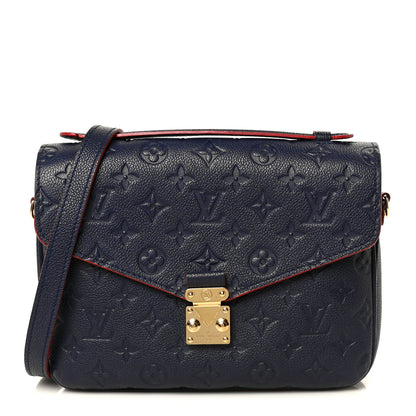 Louis Vuitton Empreinte Pochette Metis Marine Rouge 1 of 11