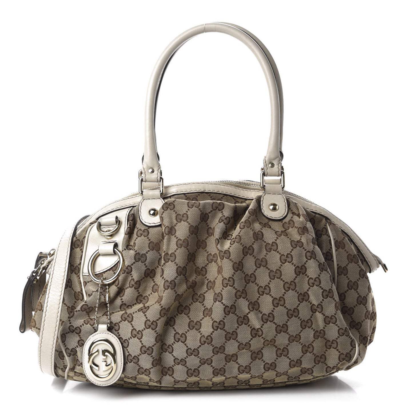 Monogram Medium Sukey Boston Off White