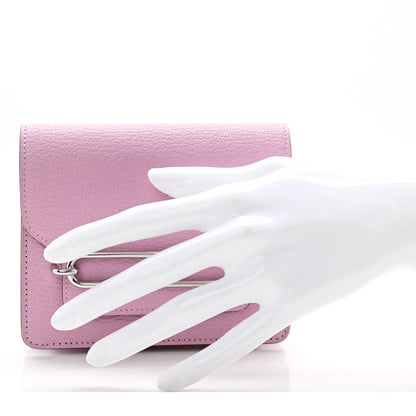 Hermes Chevre Mysore Roulis Slim Wallet Mauve Sylvestre 2 of 9