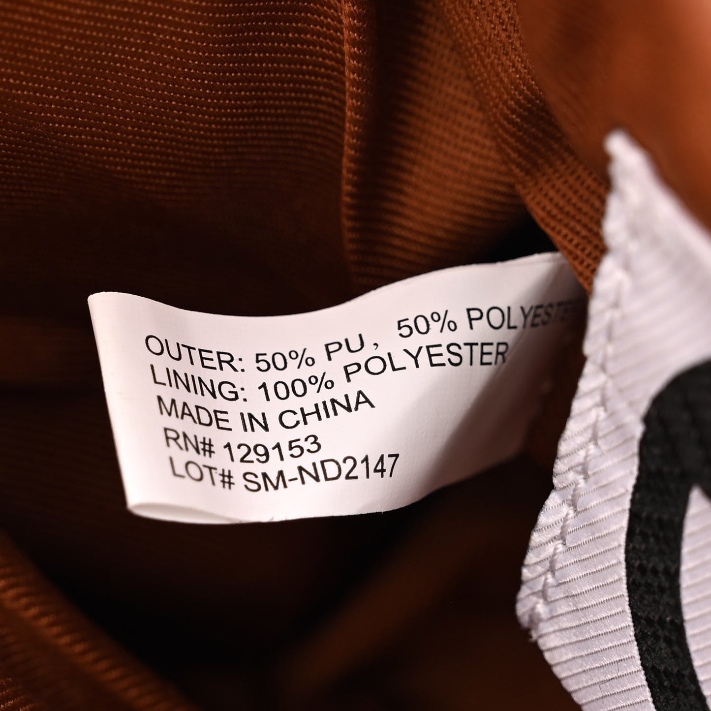 Vegan Leather Small Shopping Bag Tan