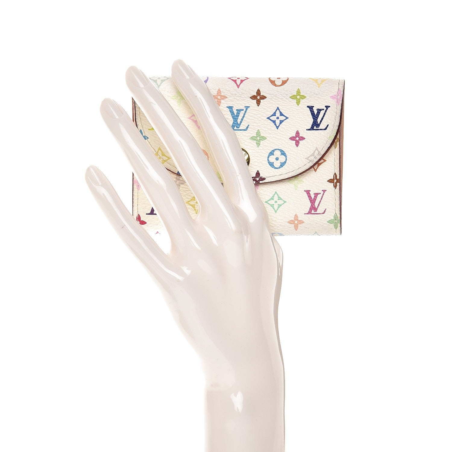Louis Vuitton Monogram Multicolor Business Card Holder White 2 of 8