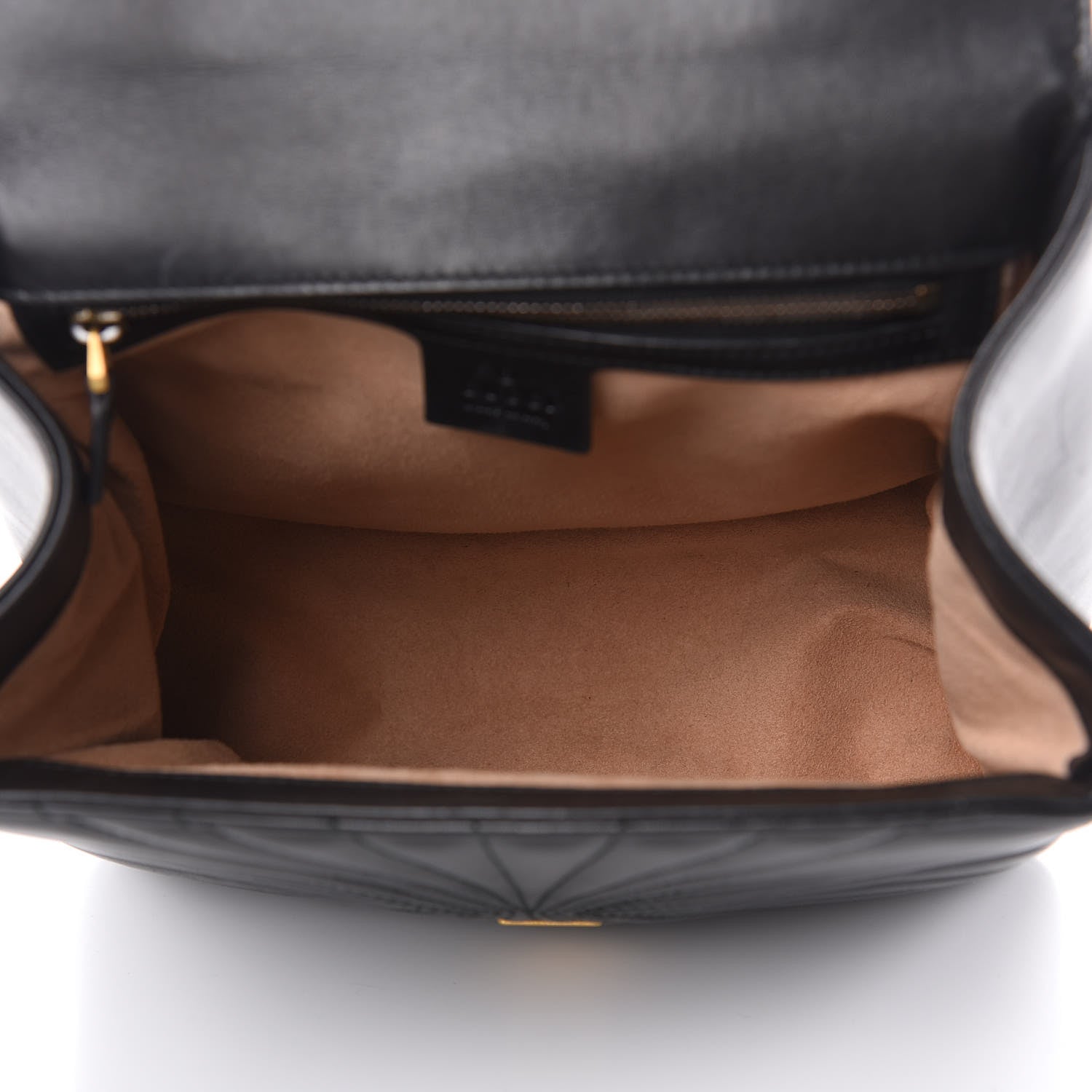 Gucci Calfskin Bamboo Trapuntata Queen Margaret Backpack Black 5 of 17