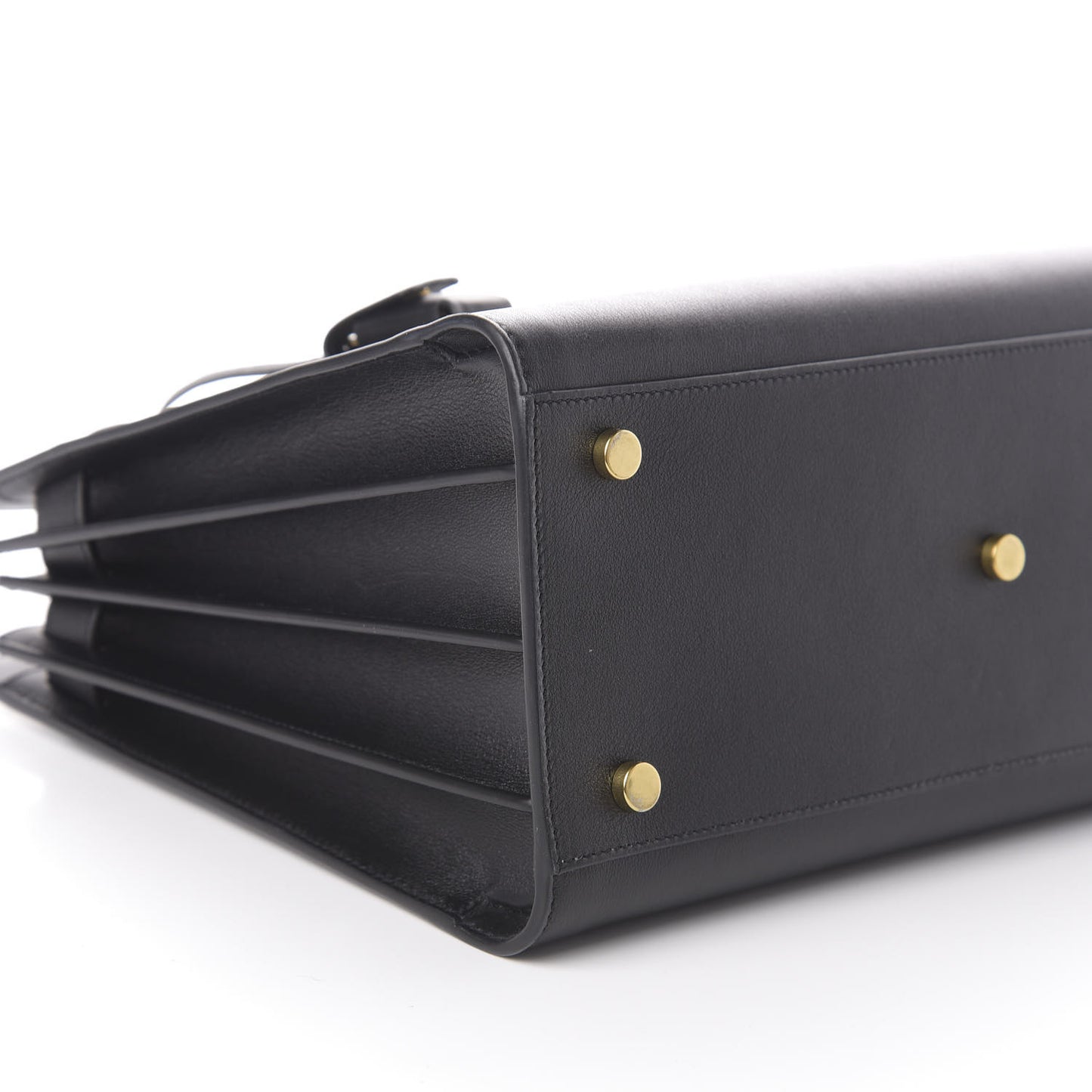 Calfskin Small Sac De Jour Black