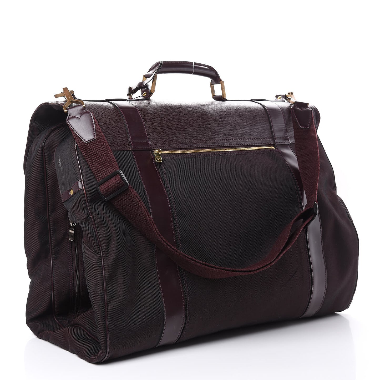 Taiga Nylon 2 Hanger Garment Carrier Bordeaux