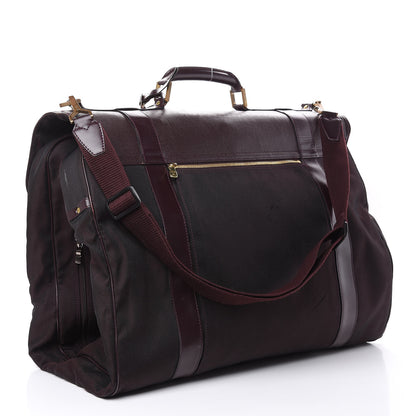Louis Vuitton Taiga Nylon 2 Hanger Garment Carrier Bordeaux 3 of 25