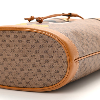 Gucci X DISNEY Mini Vintage GG Supreme Monogram Bucket Bag Beige Vintage Sun Oil 10 of 10