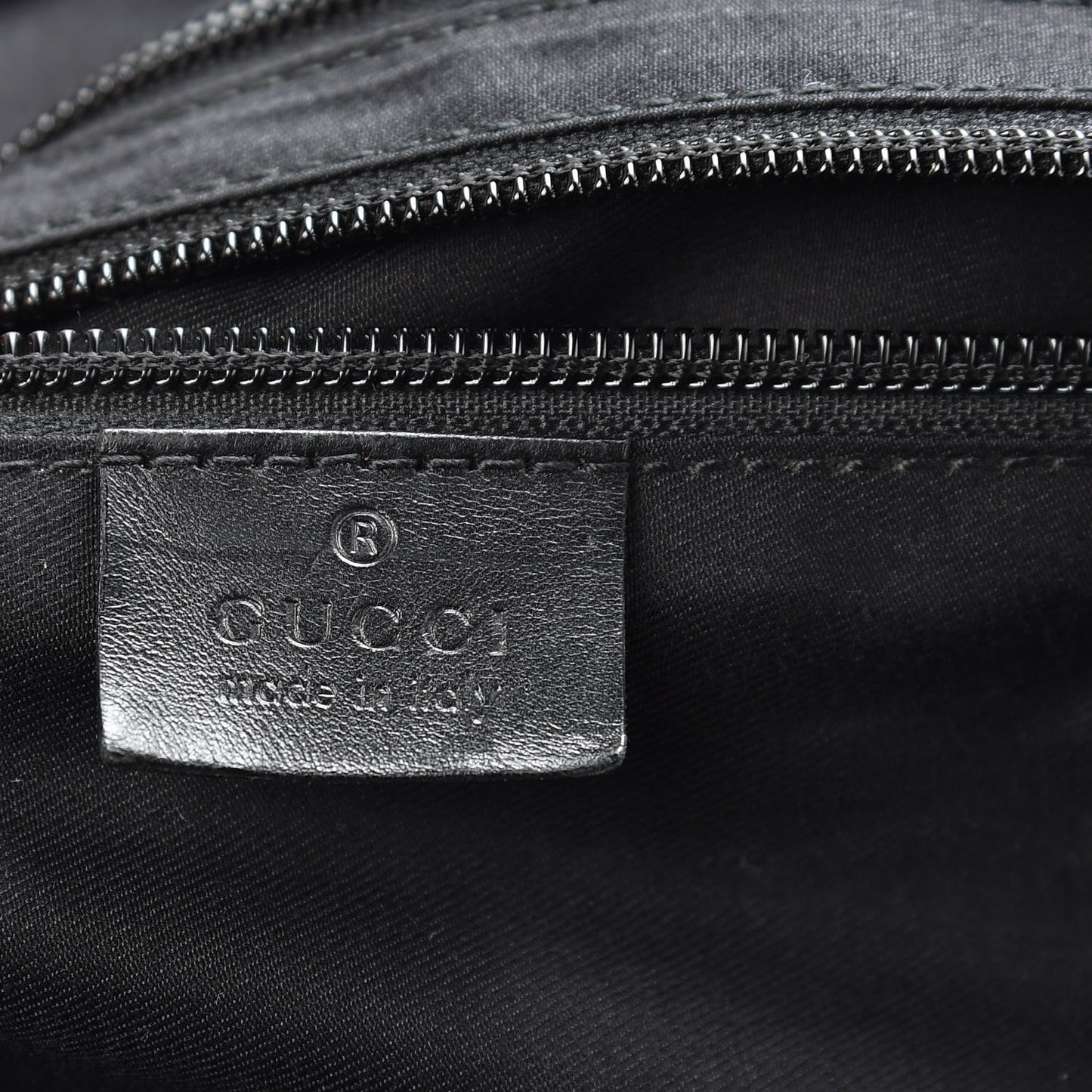 Canvas Large Garment Bag Black