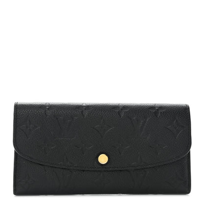 Louis Vuitton Empreinte Emilie Wallet Black Dune 1 of 9