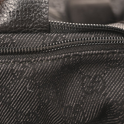 Gucci Denim Monogram Large Collapsible Travel Tote Black 7 of 10